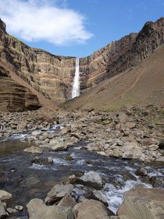 Svartifoss，瀑布，冰岛，景观
