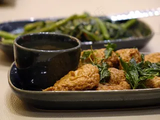 鱼糕，泰国，Tod Mun Pla，食品，餐厅