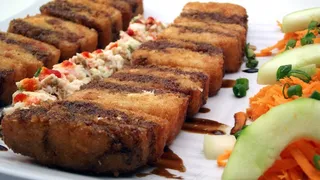 寿司，餐，盘子，鱼，日本，日语，食品