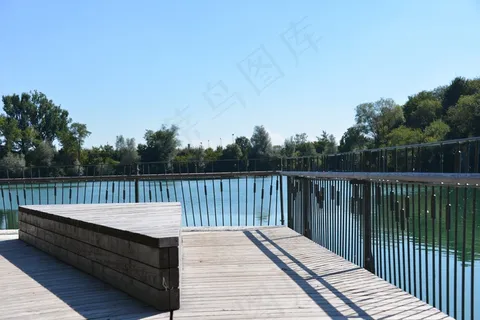 Web，湖泊风景，自然，桥，江，水，天空，木板路