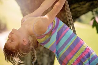 人，人类，儿童，女孩，体操，运动