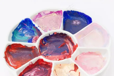 范围，关于，工具，画家，艺术家，多彩，威尔斯