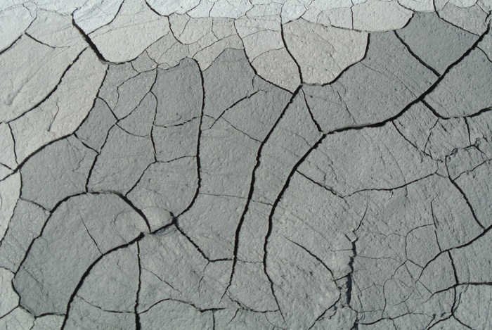 干旱，土壤，泥土，粘土，地面开裂