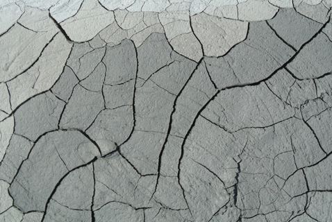 干旱，土壤，泥土，粘土，地面开裂