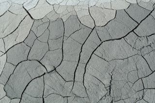 干旱，土壤，泥土，粘土，地面开裂