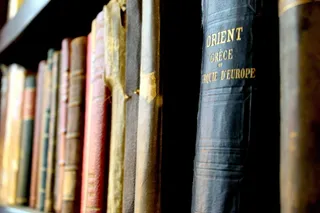 书籍，古董，皮革封面，文学，旧