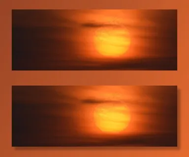 日落，太阳，夕阳，多彩的日落，橙色