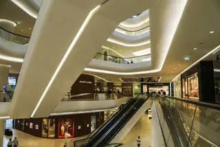 *使馆，购物中心，商店，自动扶梯，商店，曼谷