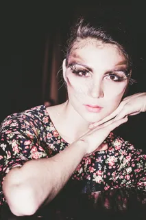 模型，女孩，连衣裙，视图，美女，黑暗的背景