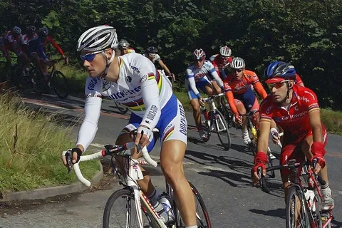 自行车赛,折叠自行车,运动自行车,铁人三项,,汤姆·布嫩（Tom Boonen）在苏格兰