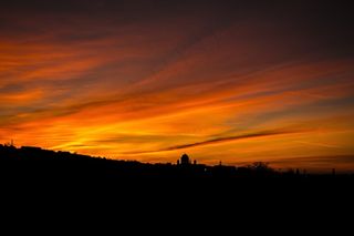 大教堂，埃斯泰尔戈姆，天空，天S，日落，云团，颜色