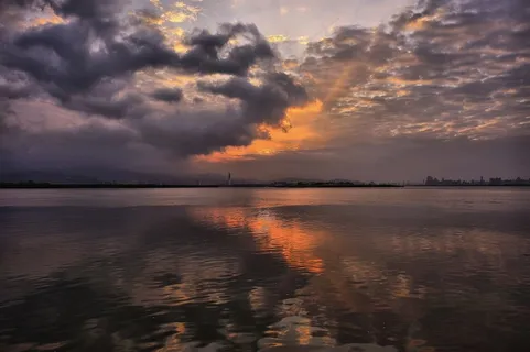 日落,海洋,海,景观,海景,云,天空 日落,海洋,海,景观,海景,云,天空