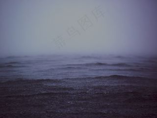 黑暗，雾，朦胧，水，海