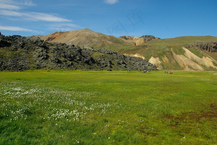 冰岛，Landmannalaugar，徒步旅行，自然