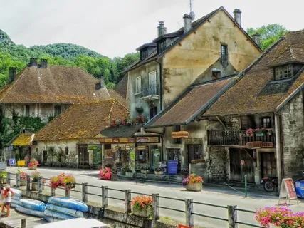 法国查纳兹,村庄,建筑物,商店,商店 法国查纳兹,村庄,建筑物,商店,商店
