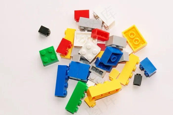 玩具，砖，游戏，儿童，多彩，童年