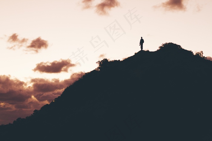 小山，山，徒步旅行，徒步旅行者，户外，荒野