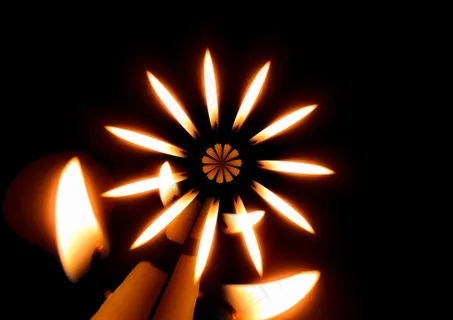 蜡烛，关于，母题，射线，区，光