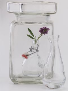 静物，玻璃，鲜花，瓶子，透明