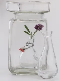 静物，玻璃，鲜花，瓶子，透明