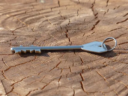 钥匙，安全钥匙，门钥匙，打开，化妆，刀片，访问