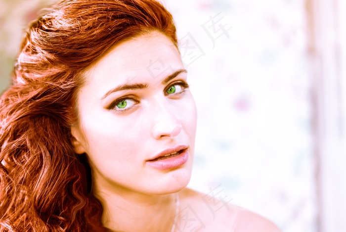 女人，美女，女性，肖像，脸，有吸引力