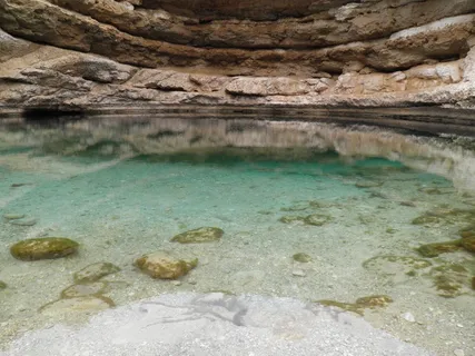 阿曼，池，性质，湖泊，水，透明，水晶