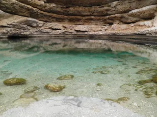 阿曼，池，性质，湖泊，水，透明，水晶