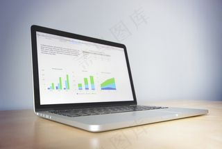 Macbook，笔记本电脑，业务，工作，计算机，图表