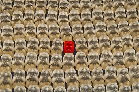 Gummibärchen，水果软糖，熊，甜，多彩