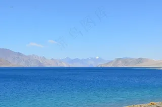 自然，湖，山，假期，景观，户外