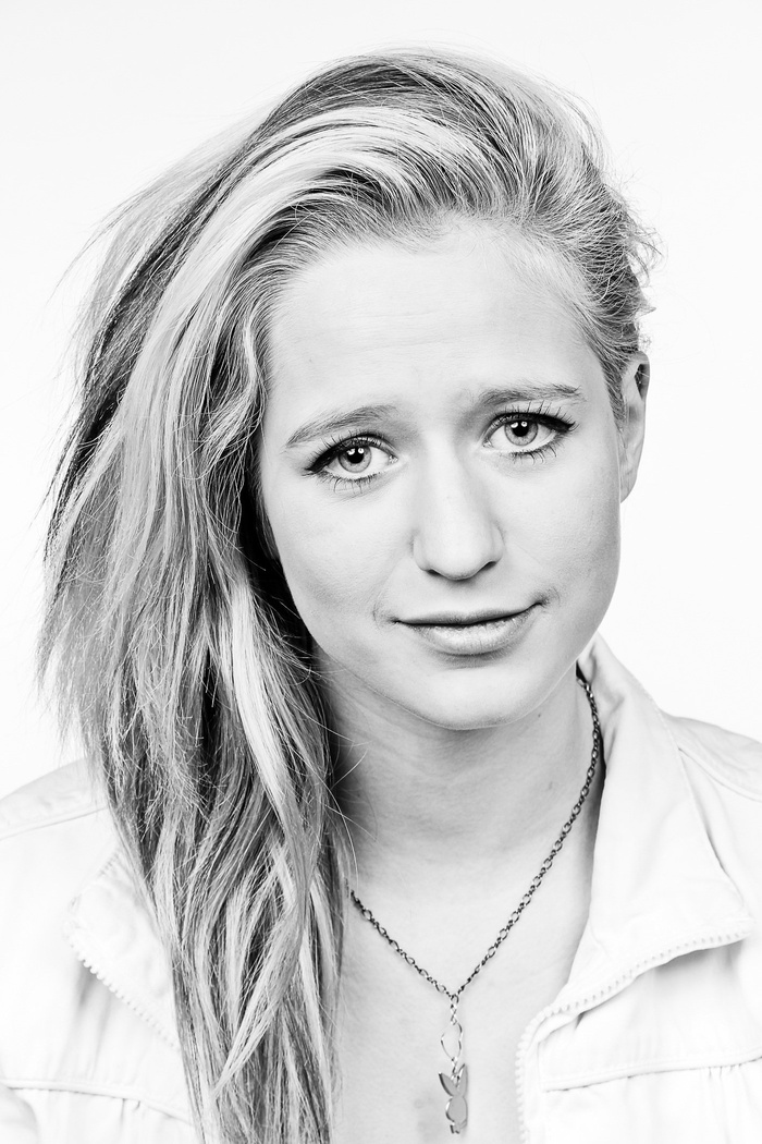 女孩，肖像，眼睛，吊坠