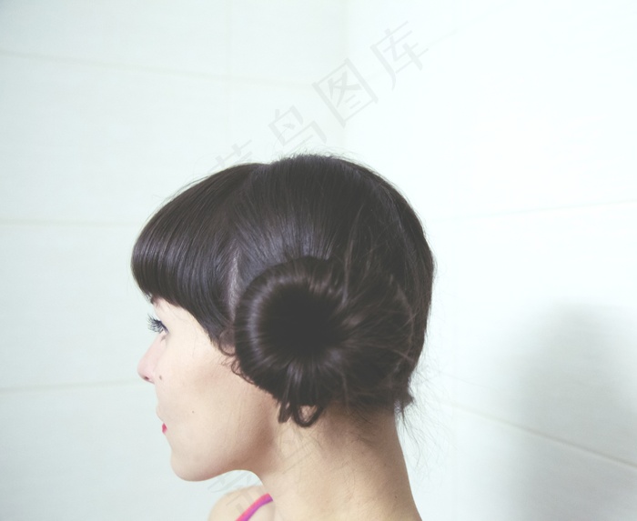 女人，头，侧面，女孩，年轻，女性，脸