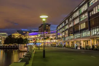 夜，灯光，城市，城市公园Nightpark，闪耀，镇