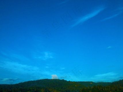 早晨的天空，天空，云团，户外，风景秀丽，宁静