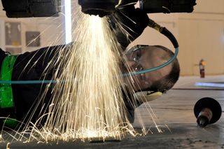 机械师，服务，飞机，磨床，火花，金属