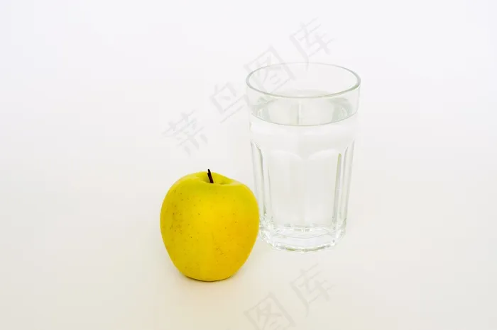 苹果，格拉斯，水，饮食，吃，重量，健康，损失