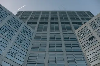 建筑,居民楼,墙,板材,挡风墙,现代建筑的低角度视图