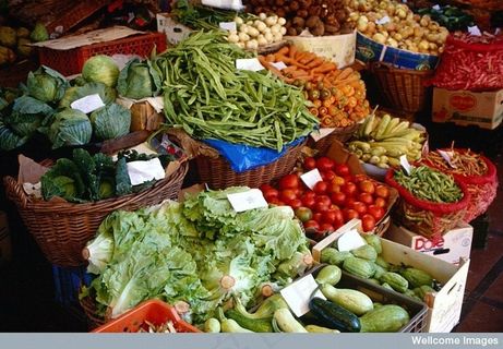 N0021962蔬菜品种，丰沙尔市场