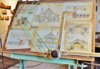 制图板，规划，开发，图纸，想法