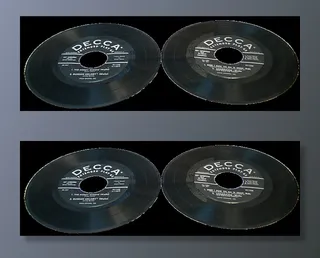 唱片，45RPM，音乐，复古，单曲，年份，乙烯基