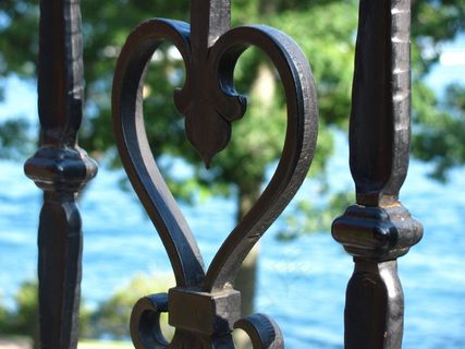 建筑，格栅，格栅，黑色，金属，酒吧