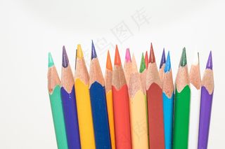 彩色铅笔，木钉，钢笔，多彩，颜色