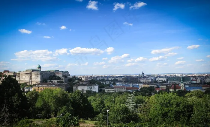城堡山，布达佩斯，匈牙利，城市，建筑物