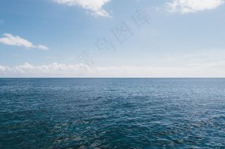 天空,树,海洋,湖泊,风景,地平线