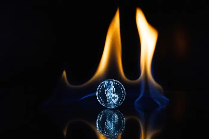 火，火焰，硬币，金融，货币，瑞士