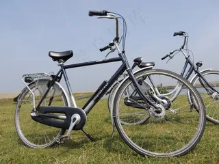 自行车，运动，运输，草地，Mechanik