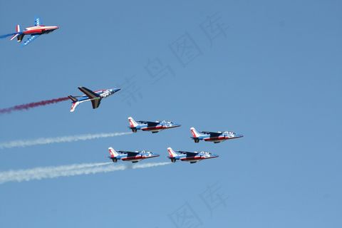 飞机，法国巡逻，法国，Alphajet