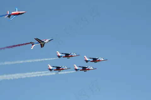 飞机，法国巡逻，法国，Alphajet