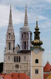 萨格勒布，大教堂，欧洲，克罗地亚，架构